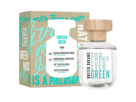 Benetton United Dreams Forever Green For Her 80 ml edt mujer Supply