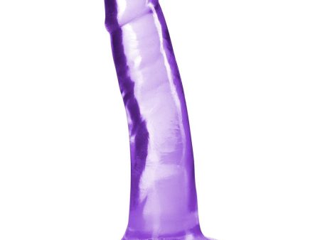 B Yours Plus Hard N  Happy transparentne dildo z przyssawką Purple on Sale