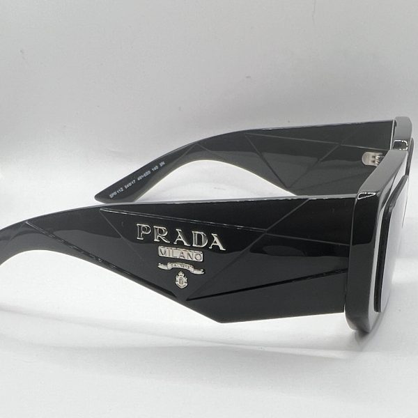 Prada SPR 11Z 461-5S0 54#17 140 3N Sunglasses - Black Frame, Grey Lens Cheap