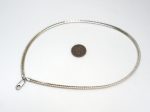 Sterling Silver Flexible Omega Necklace 16  Italian Supply