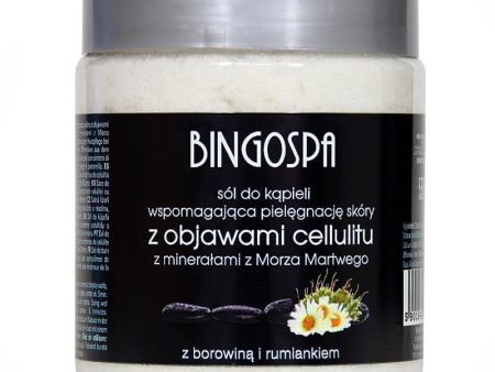 Antycellulitowa sól do kąpieli z minerałami z Morza Martwego i borowiną 550g For Discount