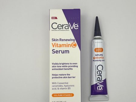 CeraVe Skin Renewing 10% Pure Vitamin C Serum 30ml - Brighter and Smoother Skin Cheap