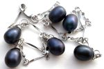 Sterling Silver Blue Pearl Bracelet 9  Discount