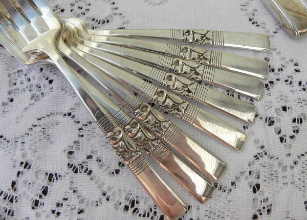 52 Piece Vintage Community Morning Star Silver Plate Flatware Set Online