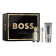 Boss Bottled zestaw woda perfumowana spray 100ml + woda perfumowana 10ml + żel pod prysznic 100ml Online Hot Sale