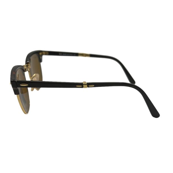 Ray-Ban Clubmaster RB2176 901-S M8 Sunglasses - Iconic Design, 51mm, Gold Accents Online Hot Sale