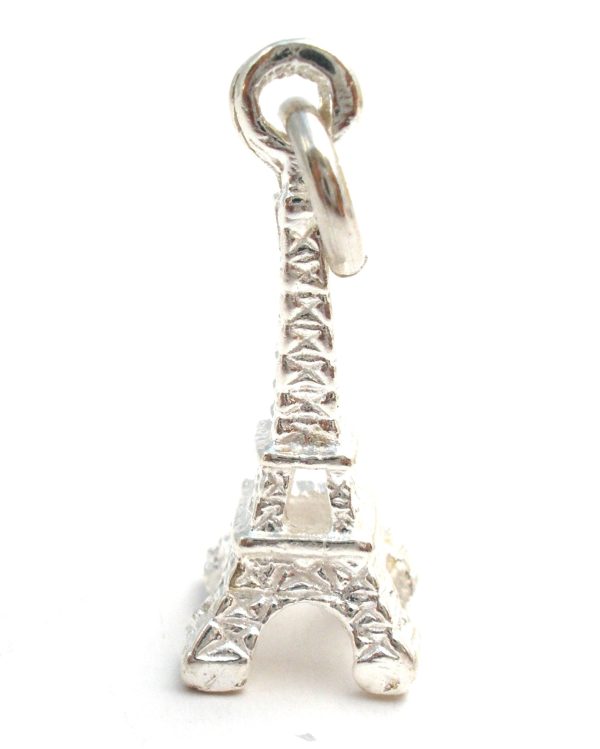 Eiffel Tower Paris Sterling Silver Charm Pendant For Discount