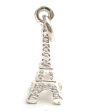 Eiffel Tower Paris Sterling Silver Charm Pendant For Discount