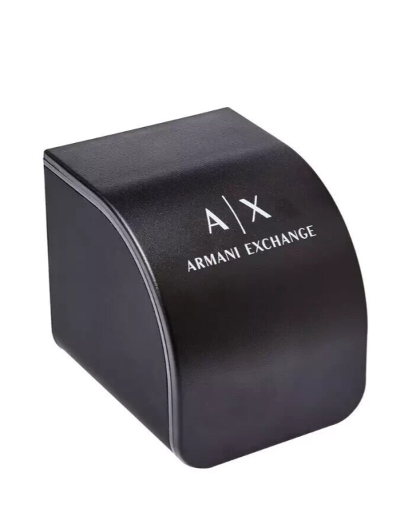 Used Armani Exchange Men s Black Silicone Chronograph Watch AX1326 - 44mm, Date Displ Online now