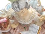 Vintage Dresden Germany Porcelain Lace Figurine Mom & Children Cheap