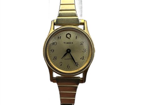 Vintage Timex Women’s K Cell Wrist Watch - Gold Tone Analog Quartz Ladies Watch Cheap