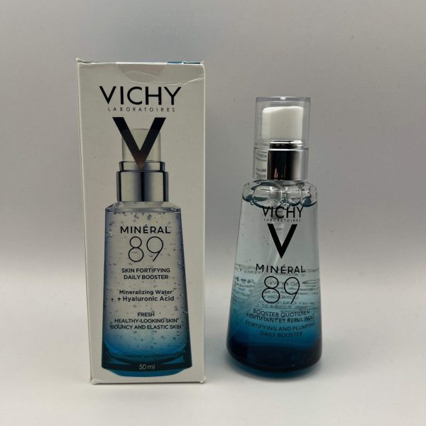 Vichy Mineral 89 Fortifying and Replumping Daily Booster 50ml - Hydrate and Strengthen Your Skin on Sale