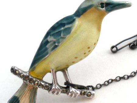 Bluebird Brooch Pin by Bohemian Jewellers Ltd Online Sale