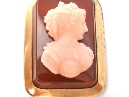 Victorian Hard Stone Cameo Stick Pin For Discount