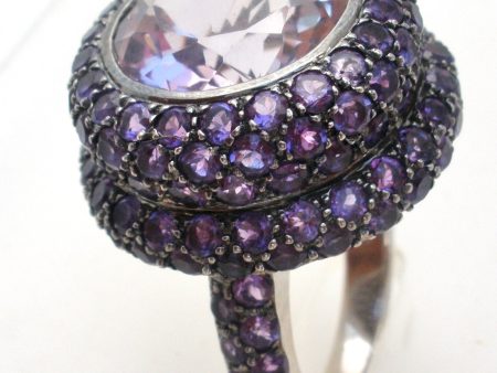 18K White Gold Amethyst Ring JMP Hot on Sale