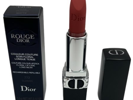 Dior Rouge Dior Refillable Lipstick 772 Classic Matte - Blemished Outer Box For Sale