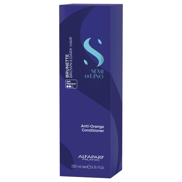 Semi Di Lino Brunette odżywka niwelująca pomarańczowe i miedziane refleksy 200ml on Sale