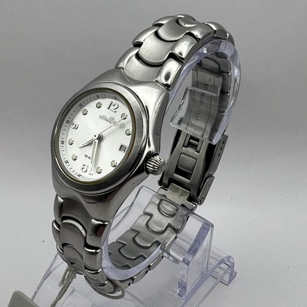 ELLESSE DELFINO Swiss Quartz Stainless Steel Bracelet Watch - Silver Dial Sale