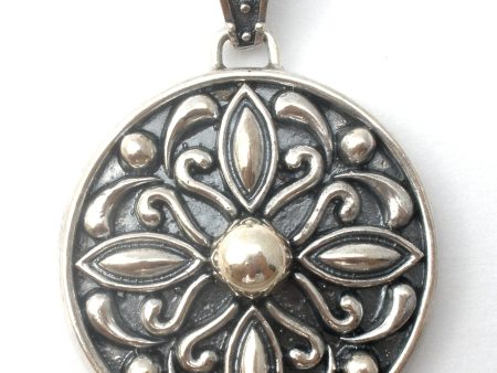 Mexican Samara Medallion Pendant Sterling Silver For Discount