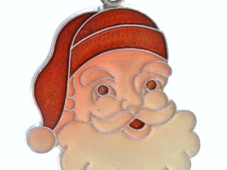 Santa Claus Charm Pendant Sterling Silver Spencer Fashion