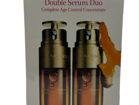 Clarins Double Serum Complete Age Control Concentrate Duo Set - 2x50ml - Hydric + Lipidic System Sale